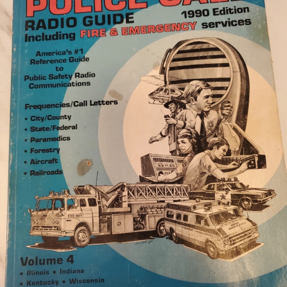 Police Call Radio Guide,1990 Ed